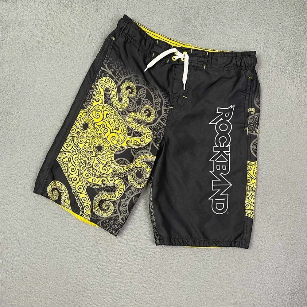 rockband‎ swim trunks